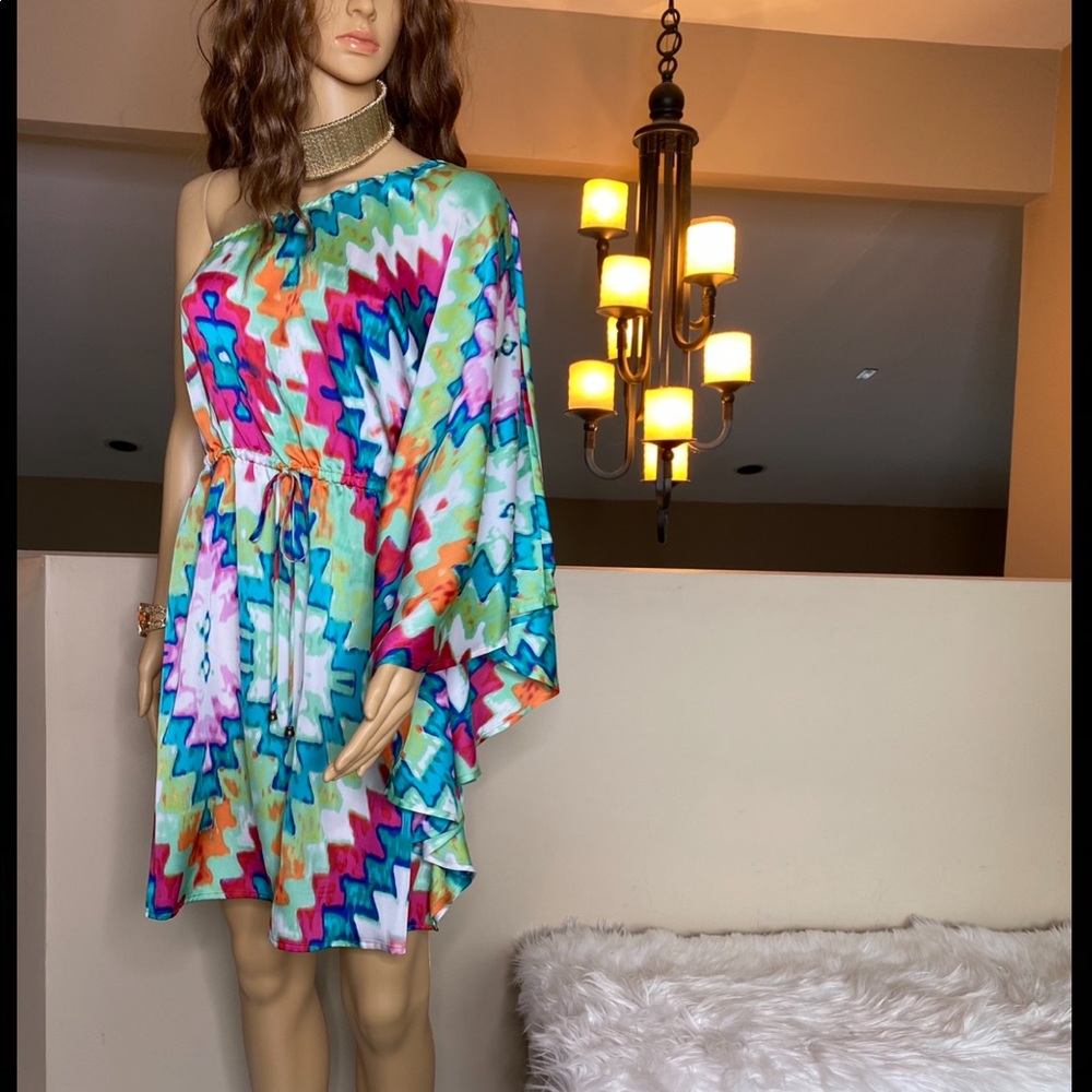 Laundry By Design One shoulder Mini Dress - Picture 15 of 16